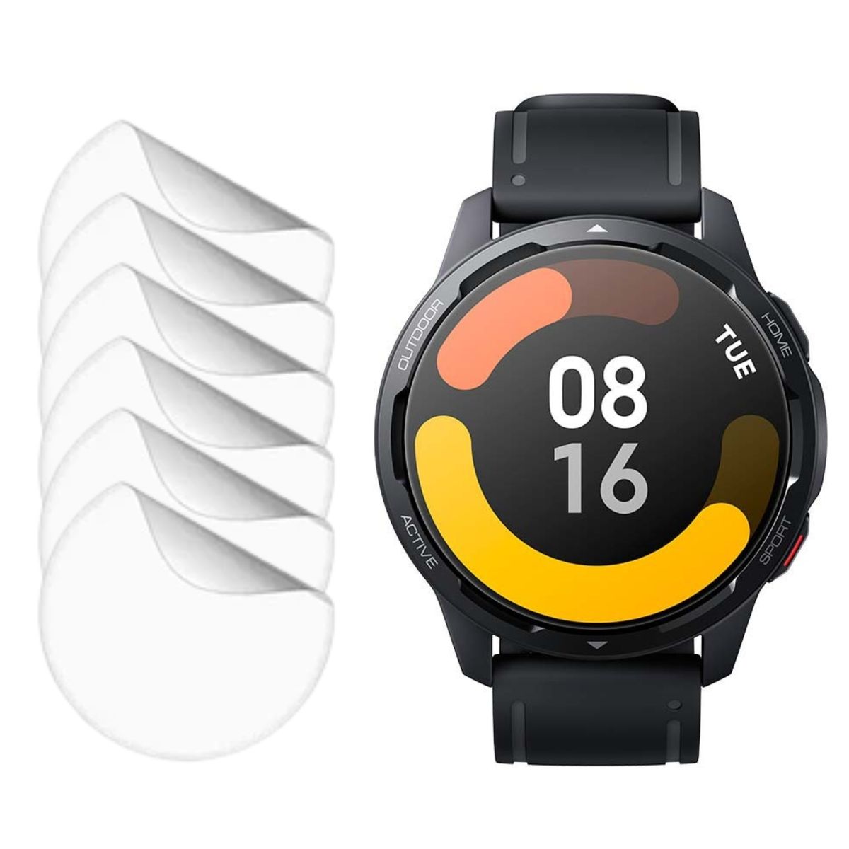 GENERICO - Lamina Hidrogel Smartwatch Xiaomi S1 Active 6-pack