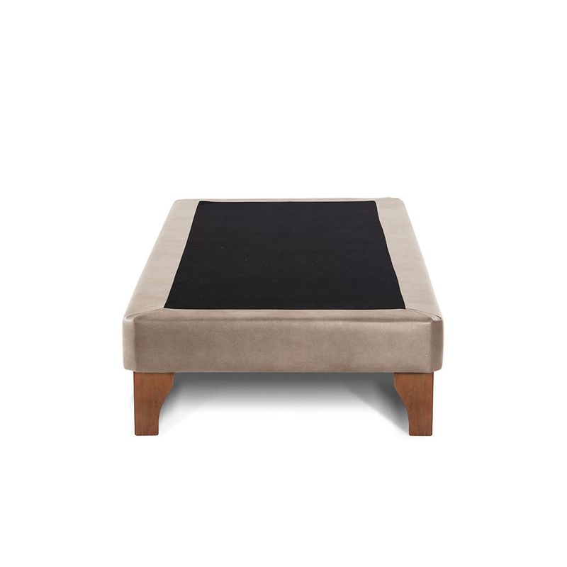 LATAM HOME - Base Europea Zen Cuero Beige 1 Plaza