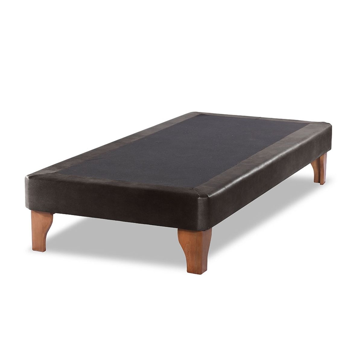 LATAM HOME - Base Europea Zen Cuero Negro 1 Plaza