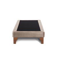 Base Europea Zen Cuero Beige 1.5 Plazas