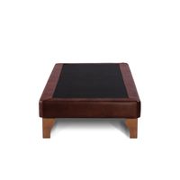 Base Europea Zen Cuero Café Moro 1.5 Plazas