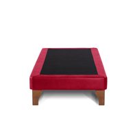 Base Europea Zen Cuero Rojo 1.5 Plazas
