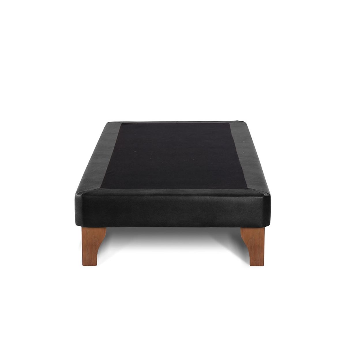 LATAM HOME - Base Europea Zen Cuero Negro 1.5 Plazas