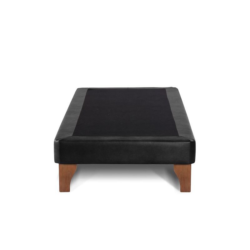 LATAM HOME - Base Europea Zen Cuero Negro 1.5 Plazas
