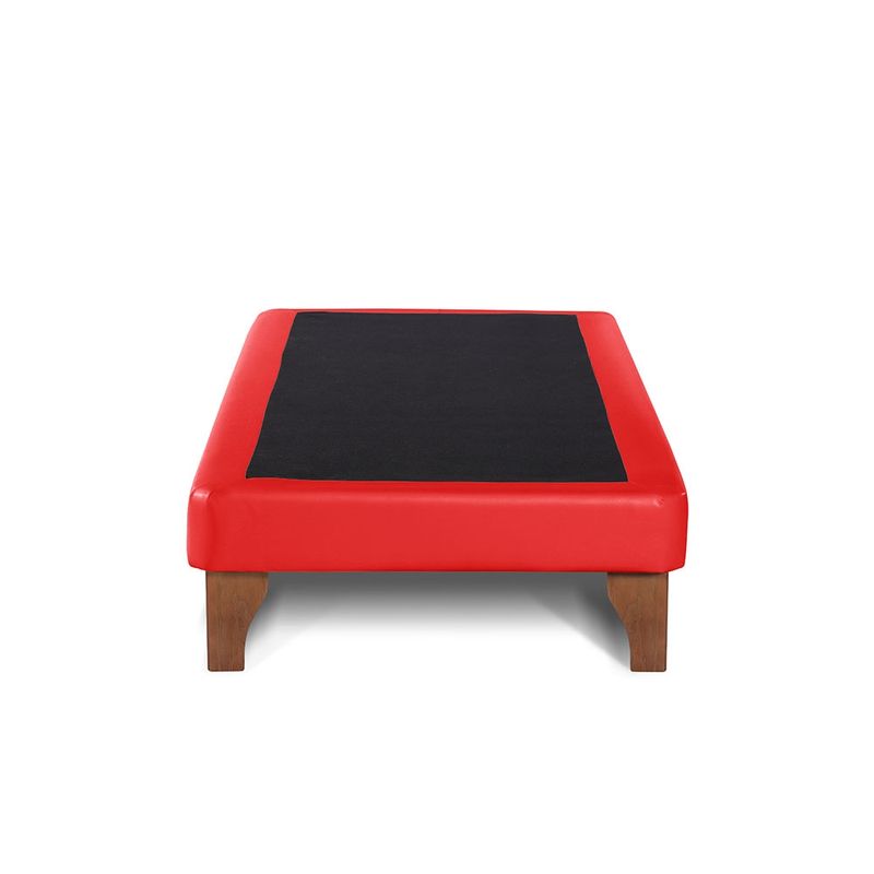 LATAM HOME - Base Europea Zen PU Rojo 1.5 Plazas