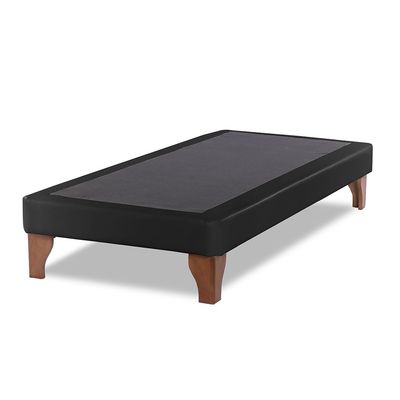 Imagen 2 del producto Base Europea Zen Negra 1.5 Plazas Con Patas De Madera