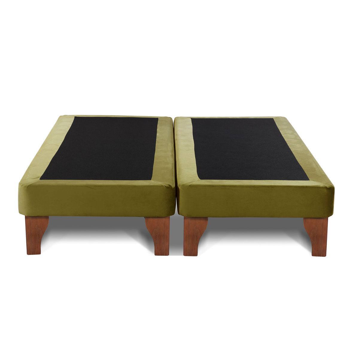 LATAM HOME - Base Europea Zen Tela Verde 2 Plazas