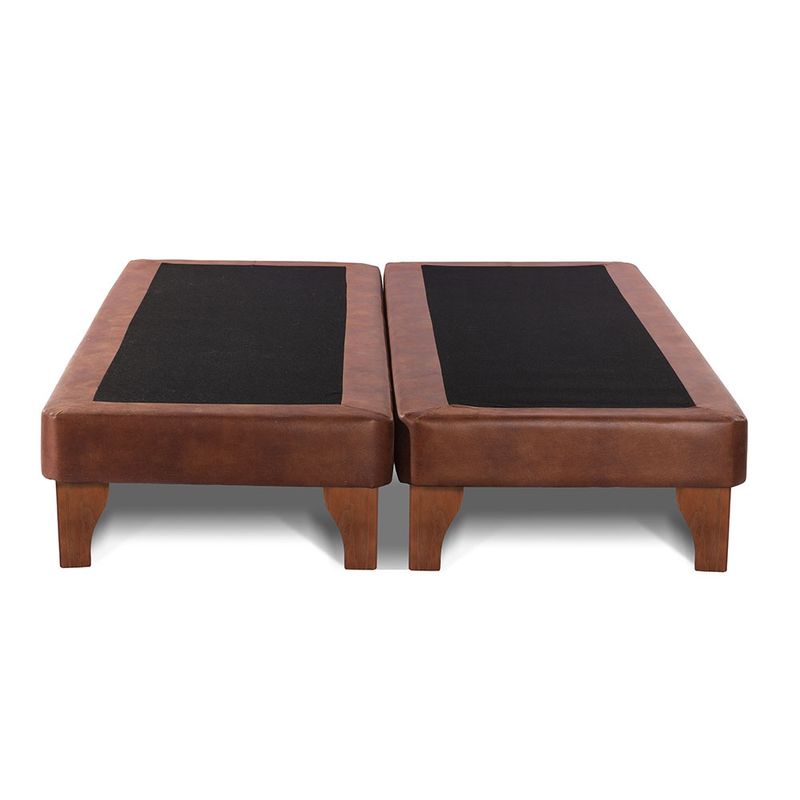 LATAM HOME - Base Europea Latam Home Zen 2 Plazas Dividida Cuero Café