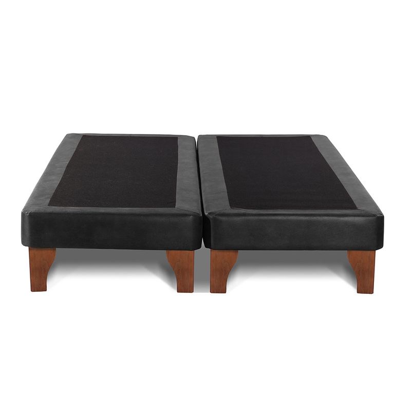 LATAM HOME - Base Europea Zen Cuero Negro 2 Plazas