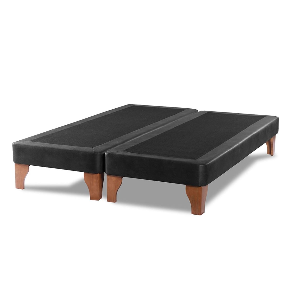 LATAM HOME - Base Europea Zen Cuero Negro 2 Plazas