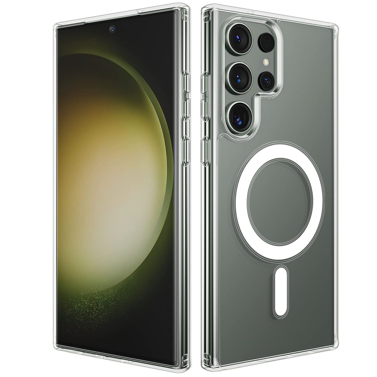 GENERICO - Carcasa Transparente Con Magsafe Para S23 Ultra