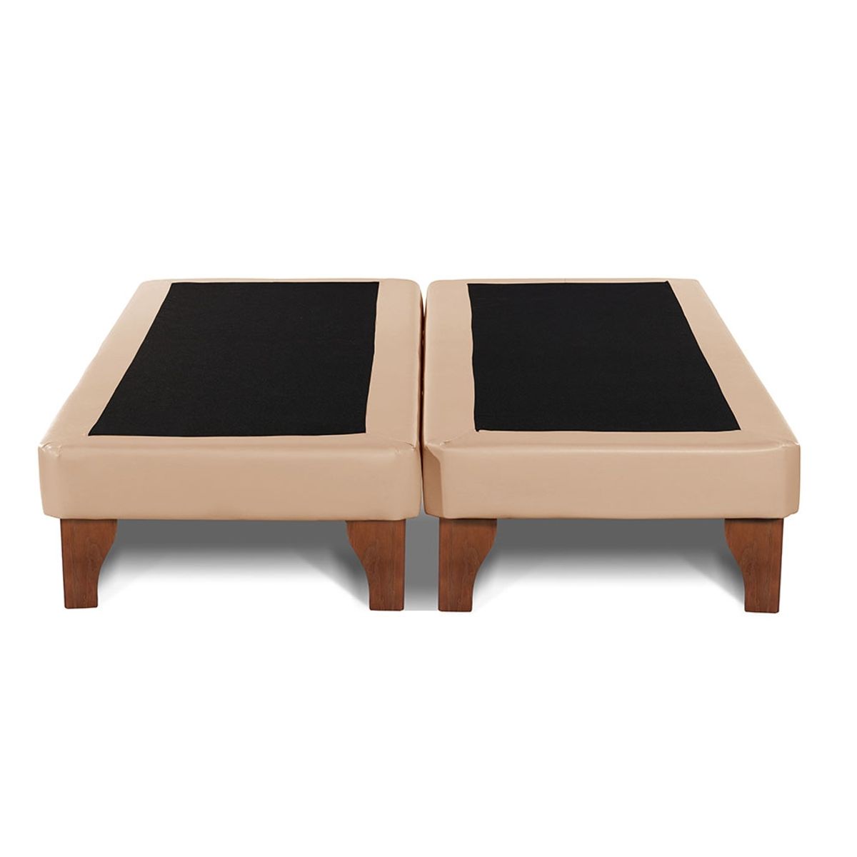 LATAM HOME - Base Europea Zen PU Beige 2 Plazas