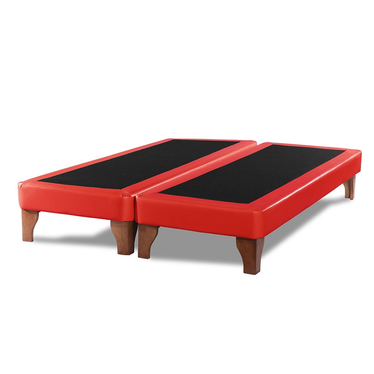 LATAM HOME - Base Europea Zen PU Rojo 2 Plazas
