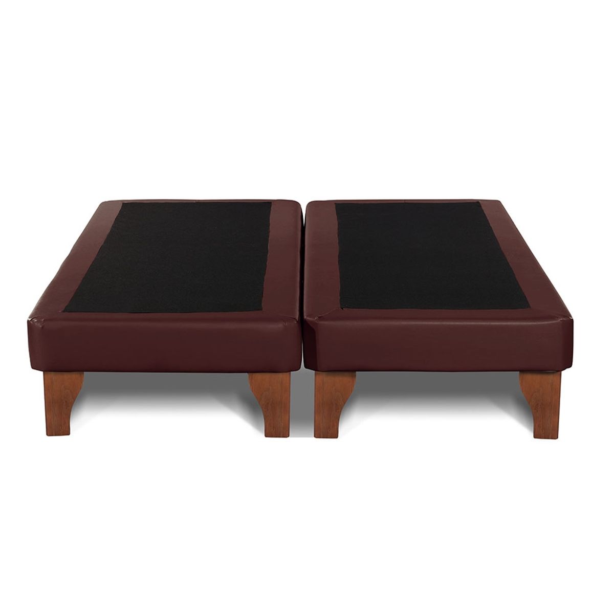 LATAM HOME - Base Europea Zen PU Chocolate 2 Plazas