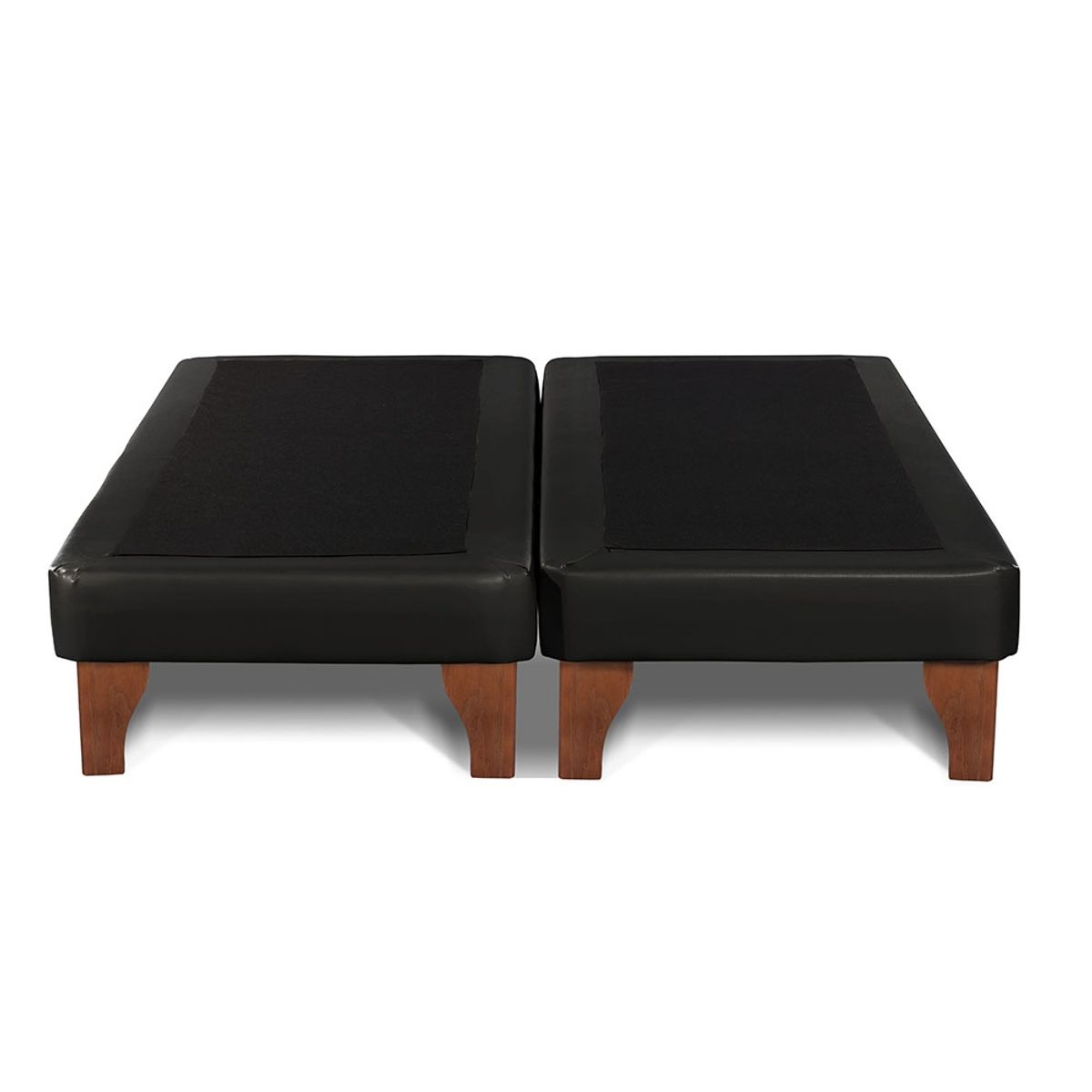 LATAM HOME - Base Europea Zen PU Negro 2 Plazas