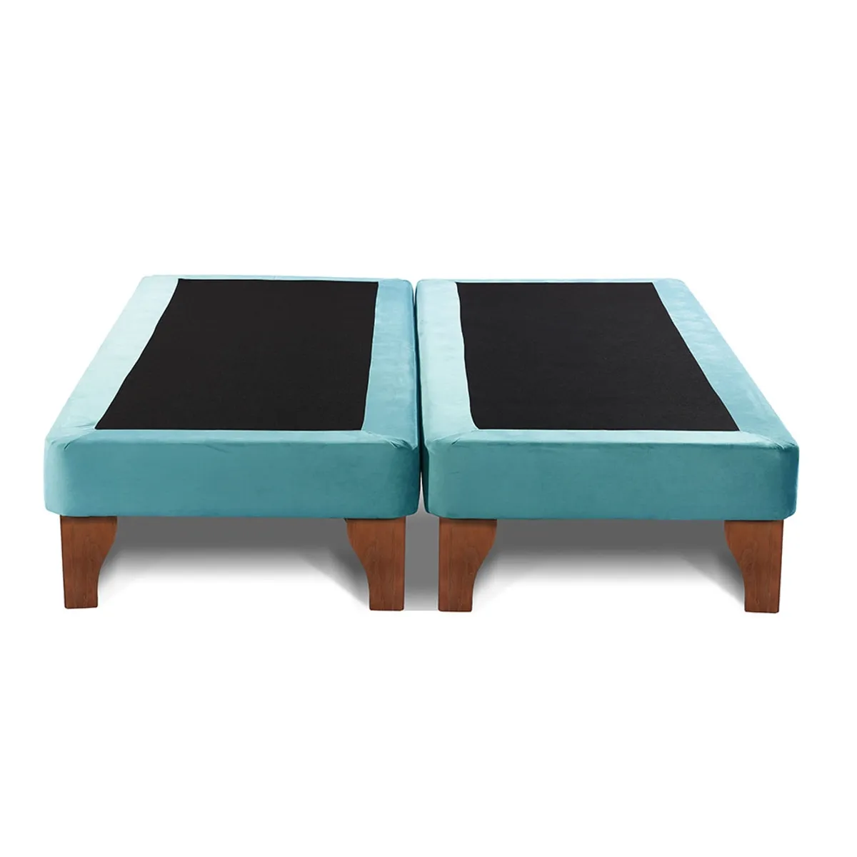 LATAM HOME - Base Europea Zen Tela Turquesa King