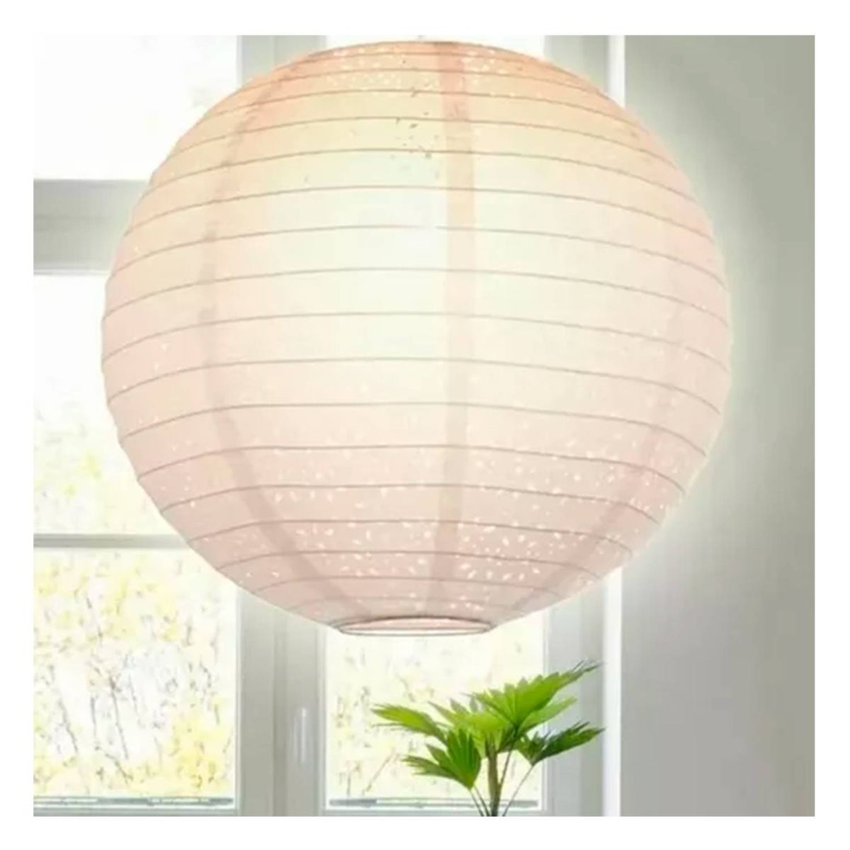 GENERICO - Pantalla De Papel Lampara Globo Decoración 35 cm