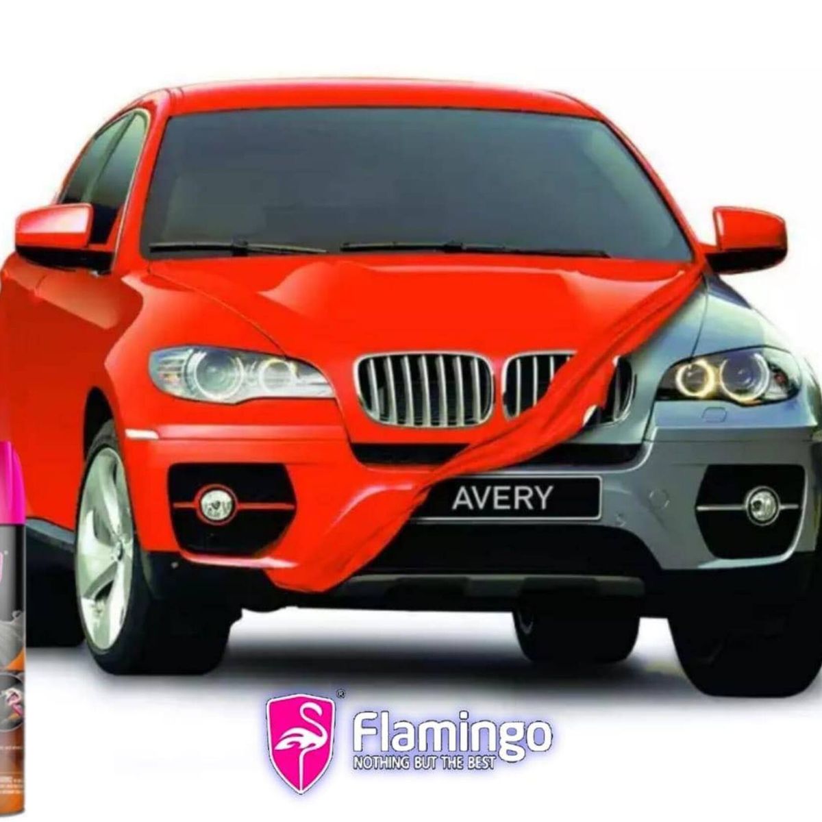 FLAMINGOS - Pintura Spray Removible Negro Mate 500ml Flamingochile