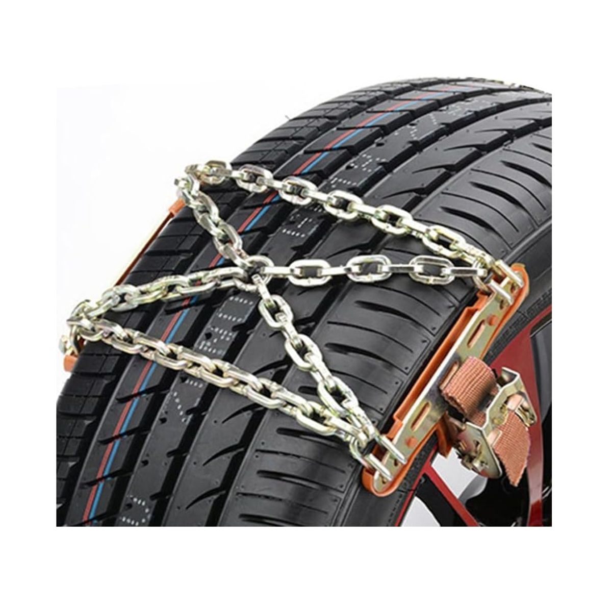 GENERICO - Cadena Para Nieve 6 Unidades Auto Camioneta Ajustable