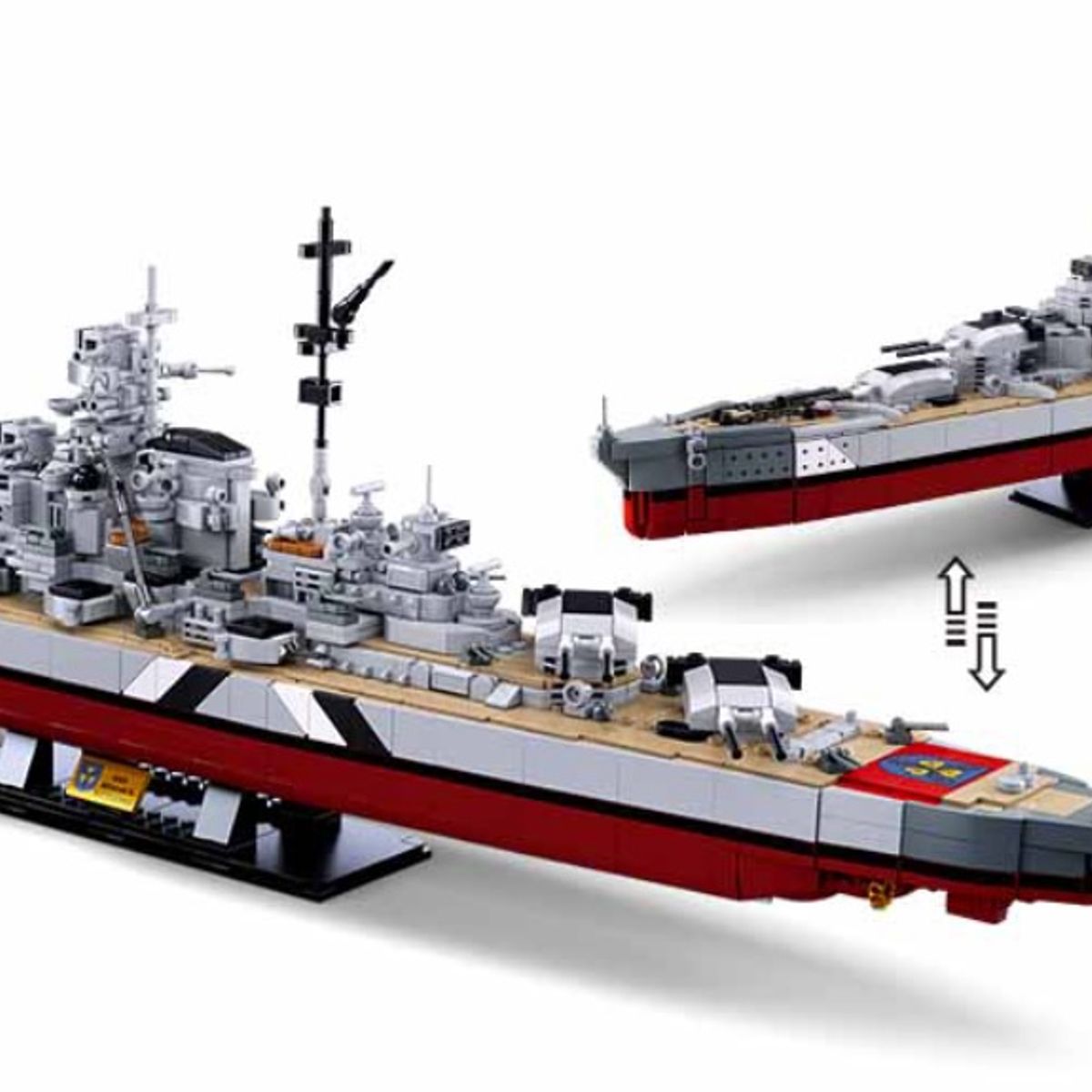 SLUBAN - Barco WWII Acorazado BismarckTirpitz compatible Lego