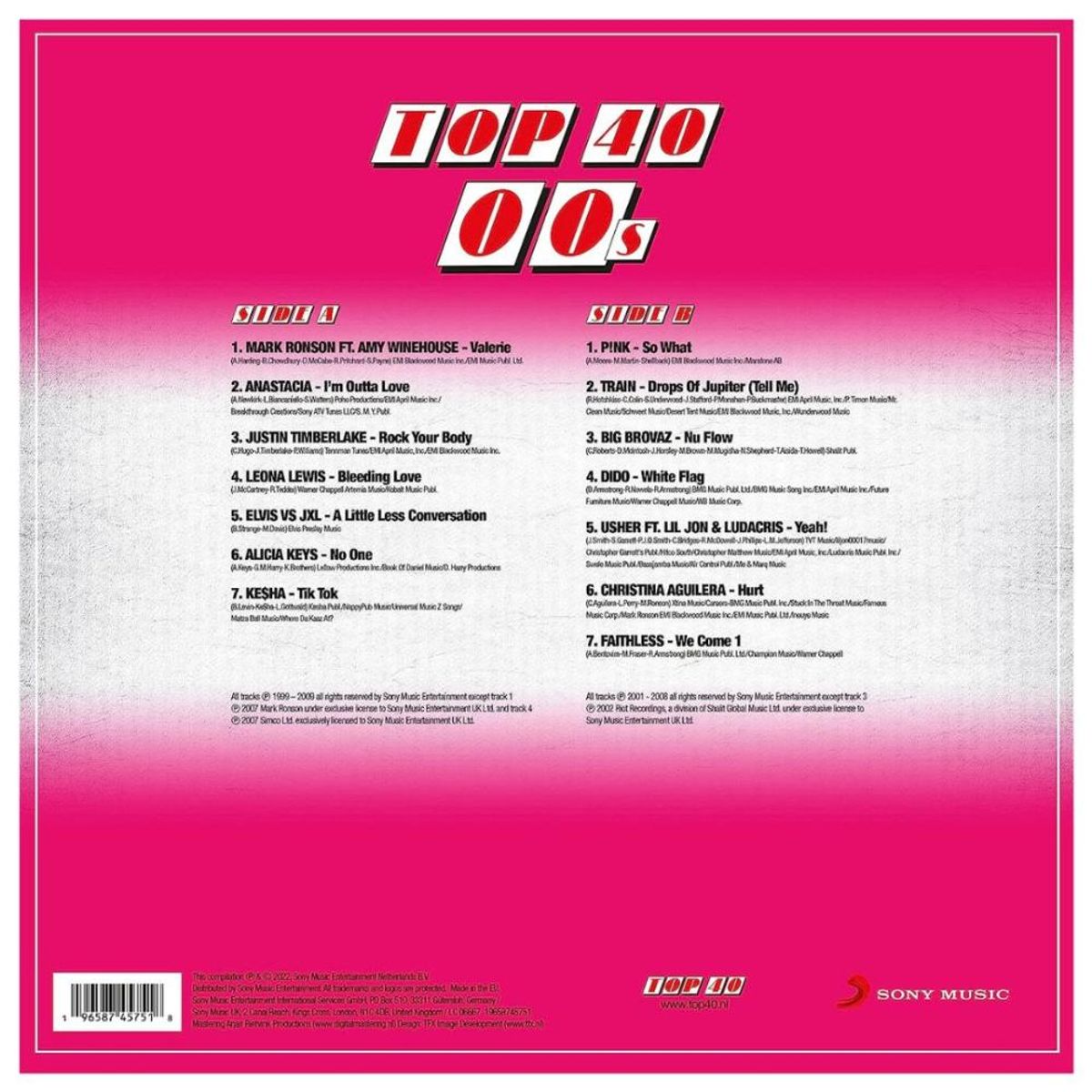 HITWAY MUSIC - TOP 40 2000"S - VARIOUS TOP 40 2000"S - VINILO HITWAY MUSIC