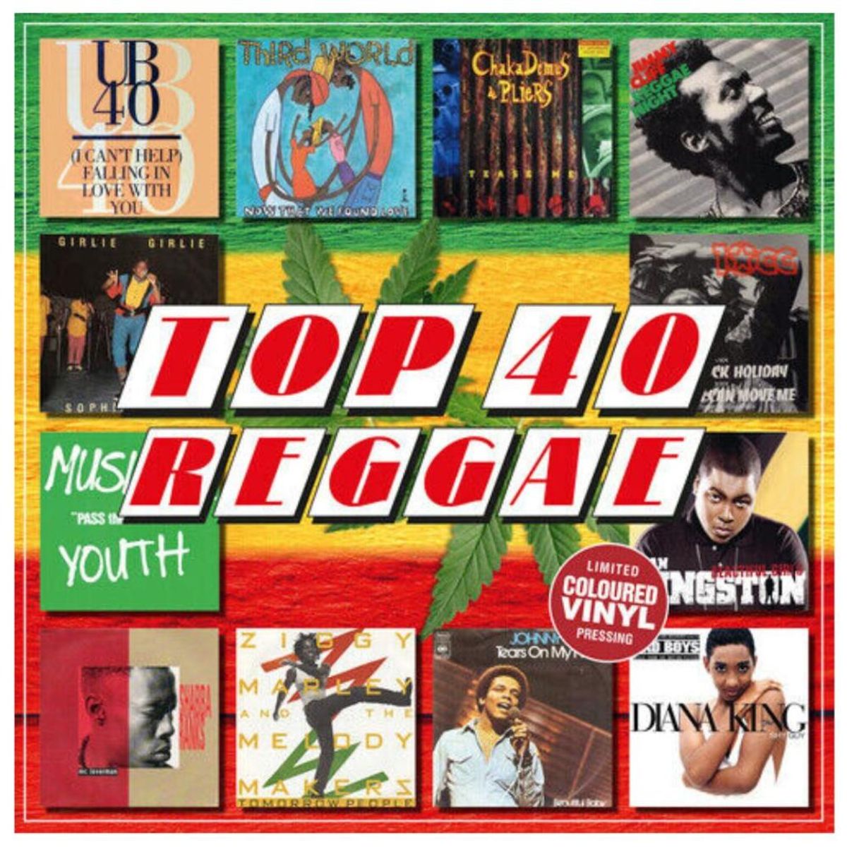 HITWAY MUSIC - TOP 40 REGGAE - VARIOUS TOP 40 REGGAE - VINILO HITWAY MUSIC