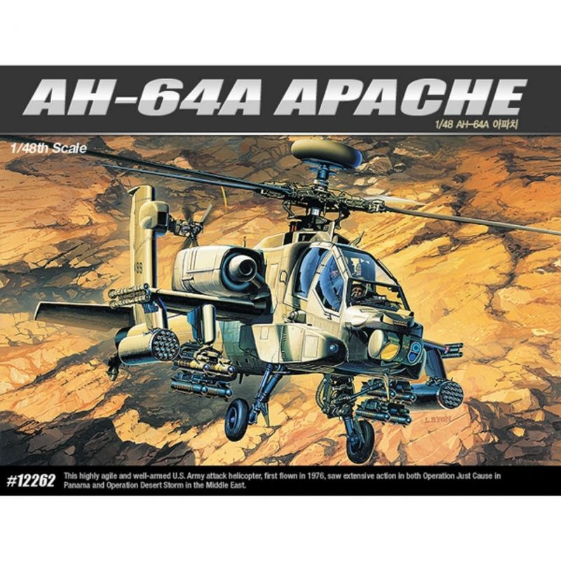 ACADEMY - ACADEMY 12262 AH 64 A APACHE 1:48