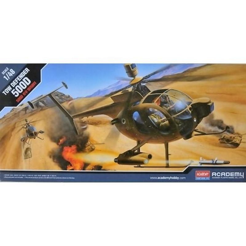 ACADEMY - ACADEMY 12250 HUGHES 500 D TOW 1:48