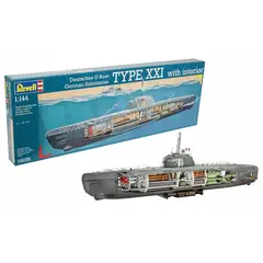 REVELL - 05078 U BOOT XXI 1-144 W INTERIOR