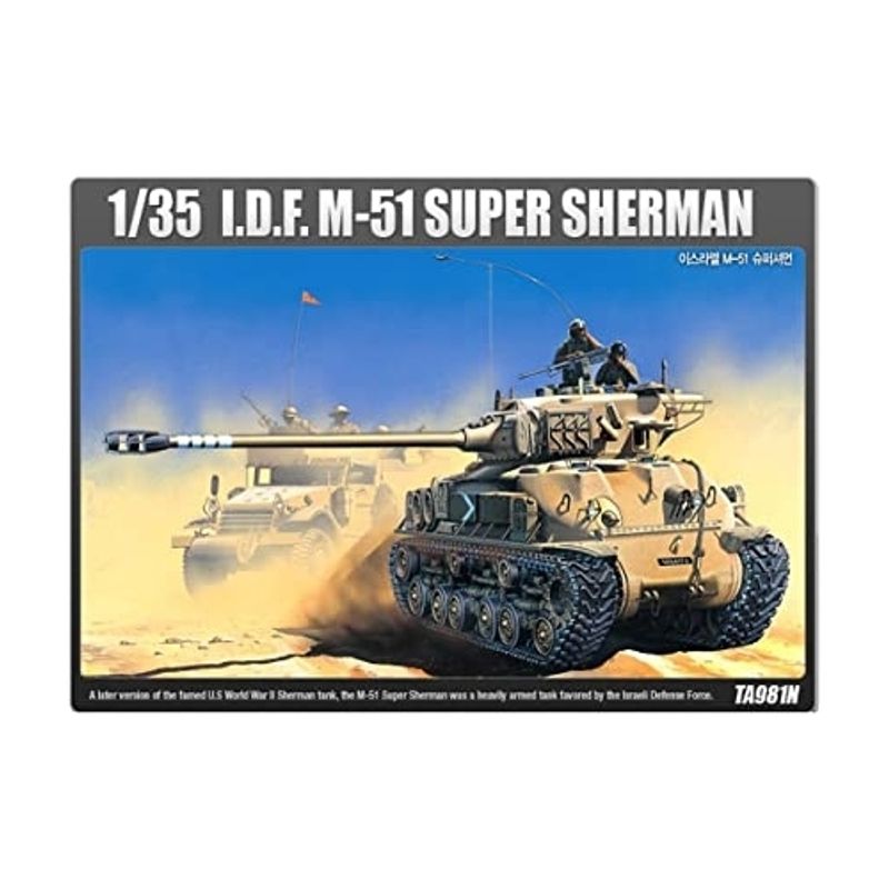 ACADEMY - ACADEMY 13254 IDF M 51 SUPER SHERMAN 1:35