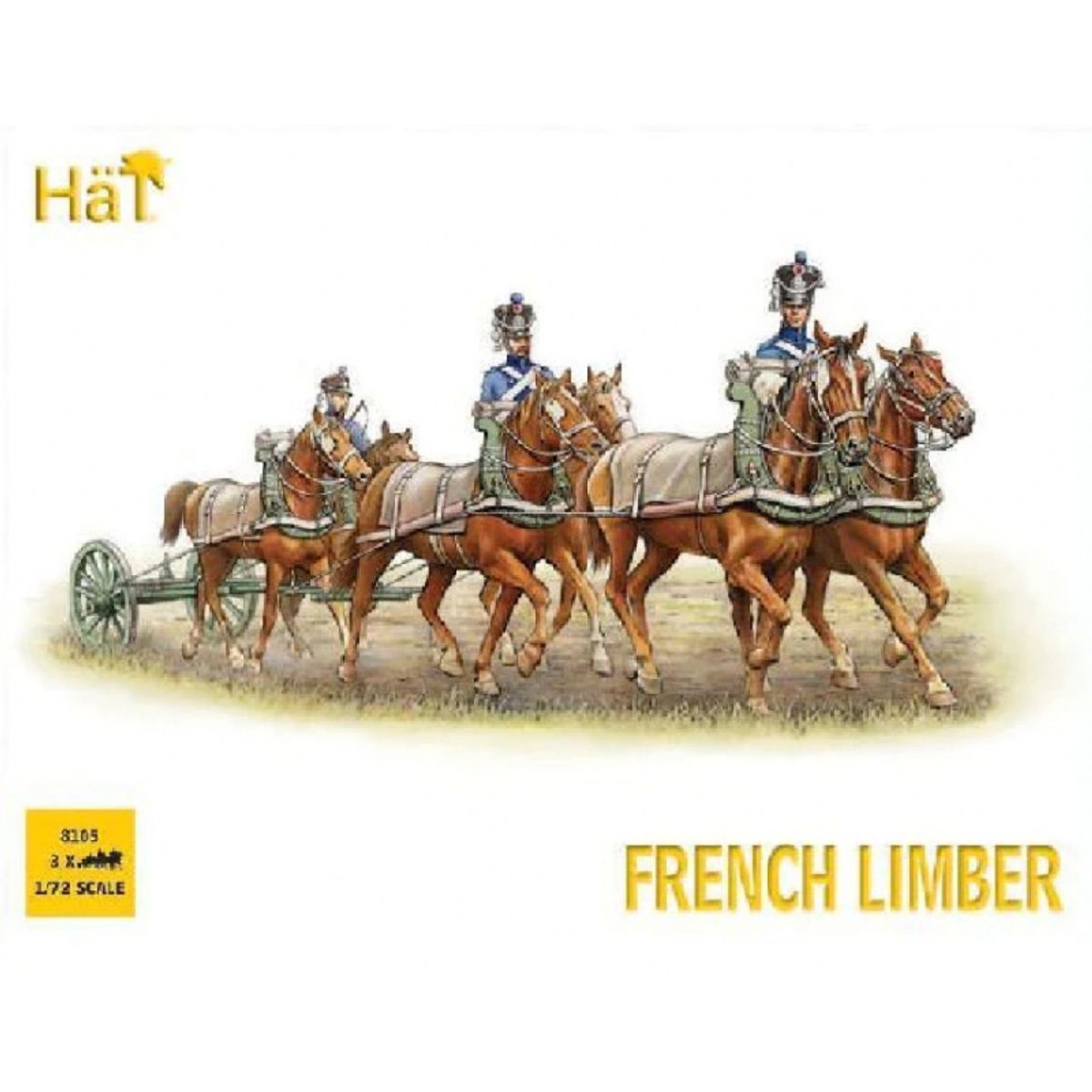GENERICO - HAT 8105 1-72 FRENCH 6 HORSE LIMBER