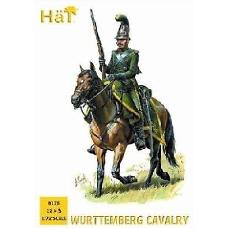 GENERICO - HAT 8175 1:72 NAPOLEONIC WURTTEMBERG CAVALRY ( 12 MTD )