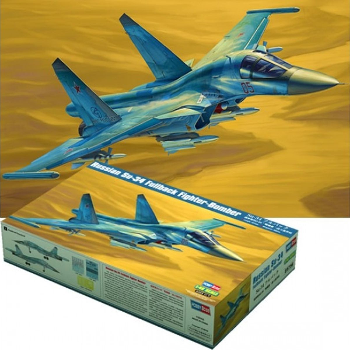 GENERICO - HOBBYBOSS 81756 RUSSIAN SU 34 FULLBACK FIGHTER BOMBER 1:48