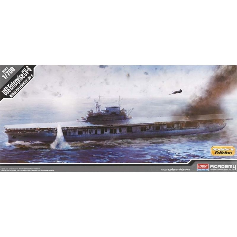 ACADEMY - ACADEMY 14224 1:700 USS ENTERPRISE CV6 AIRCRAFT CARRIER