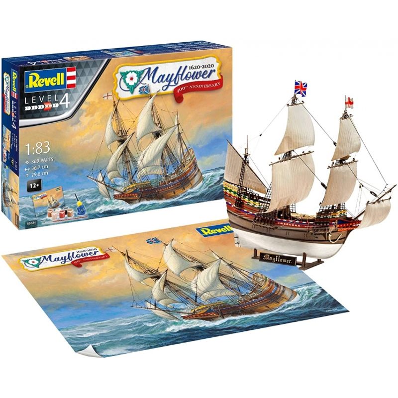 REVELL - REVELL 05684 MAYFLOWER 400TH ANNIVERSARY 1-83