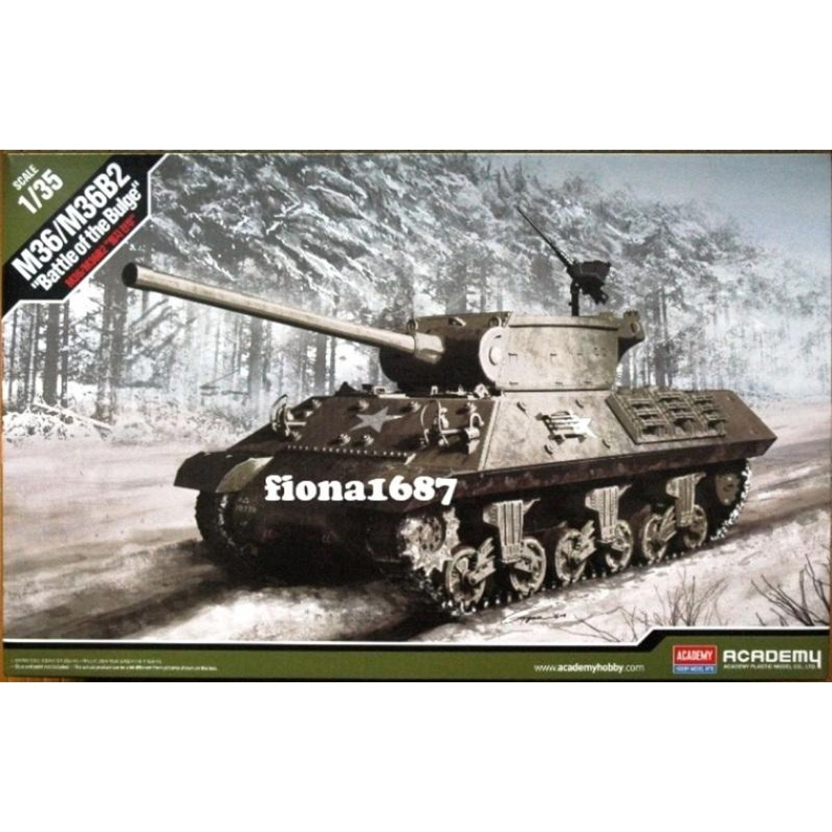 ACADEMY - ACADEMY 13501 1:35 M36 M36B2 BATTLE OF THE BULGE