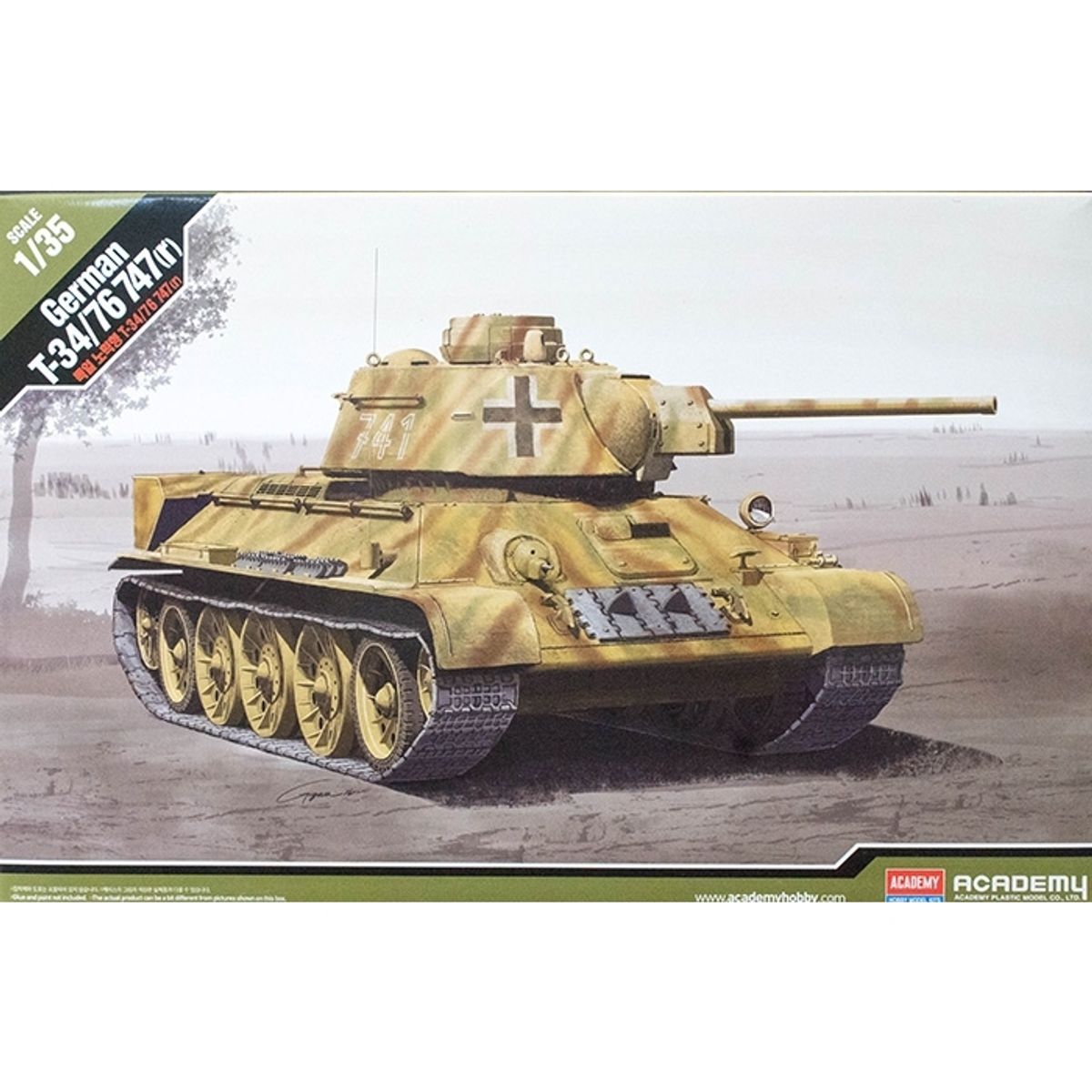 ACADEMY - ACADEMY 13502 1:35 GERMAN T 34/76 747 ( R )
