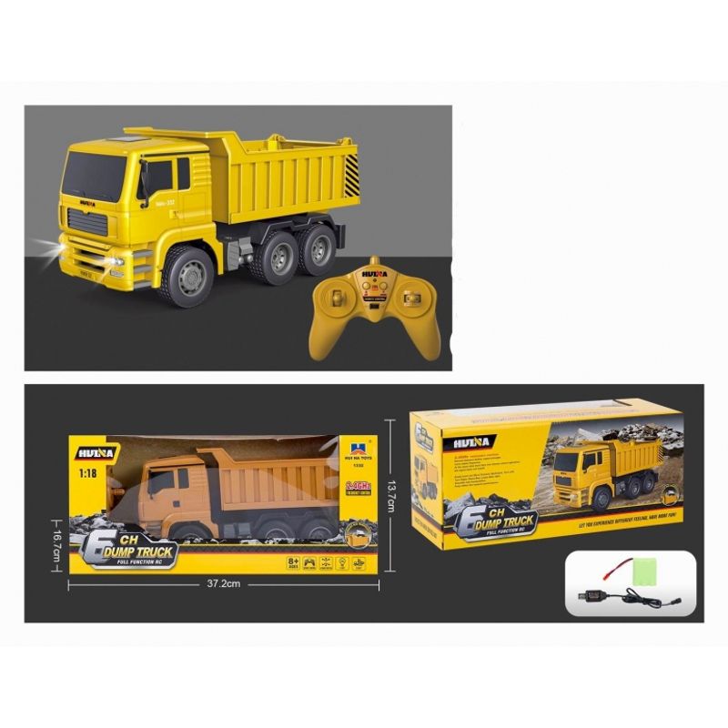 GENERICO - HUINA 1332 1-18 R C DUMP TRUCK