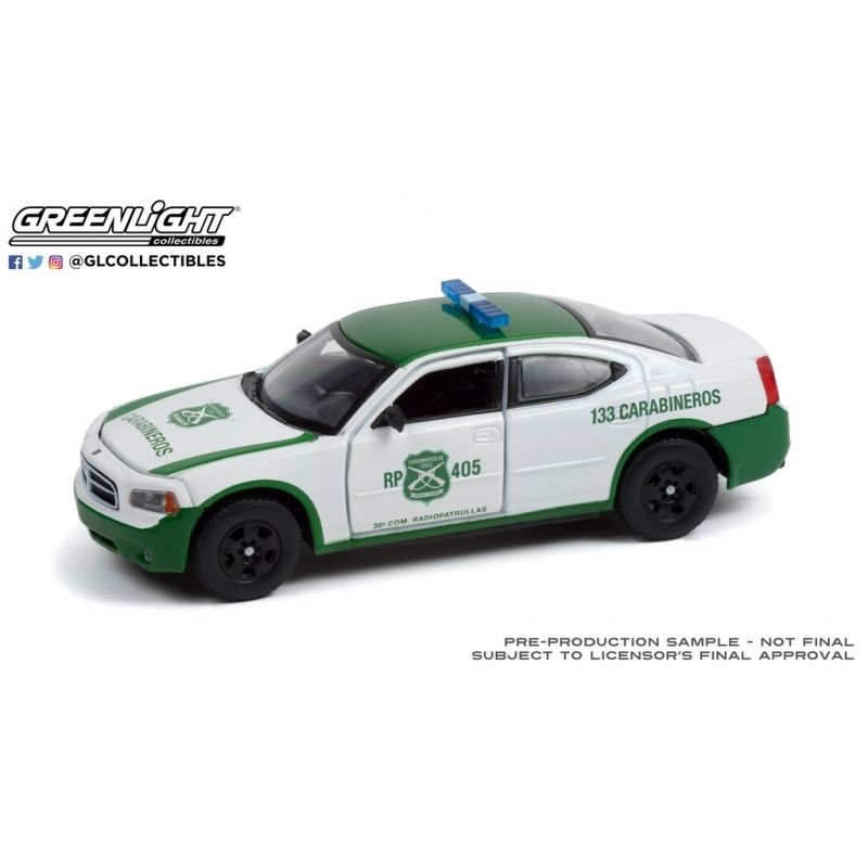 GREENLIGHT - GREENLIGHT 86605 2006 DODGE CHARGER POLICE * CARABINEROS DE