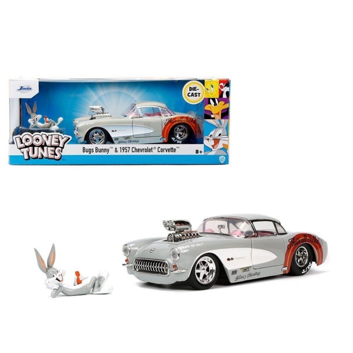 GENERICO - JADA 32390 1:24 HWR 1956 CORVETTE W BUGS BUNNY