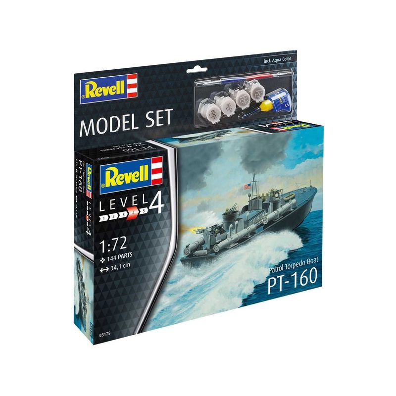 REVELL - REVELL 65175 MODEL SET PATROL TORPEDO BOAT PT 160 1-72