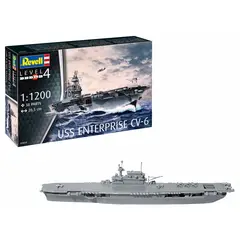 REVELL - 65824 MODEL SET USS ENTERPRISE CV 6 1-1200-