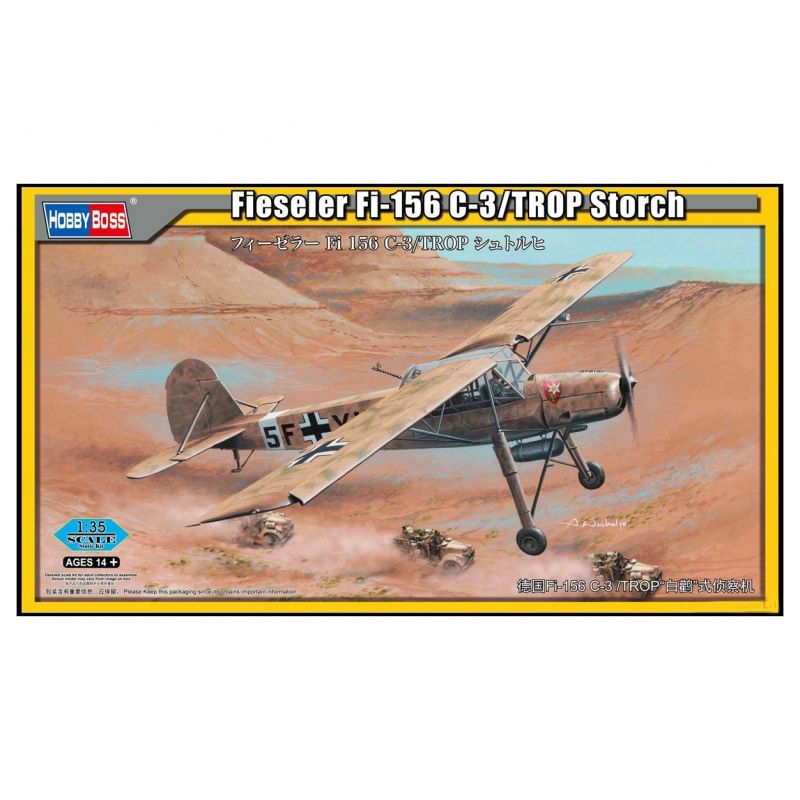 GENERICO - HOBBYBOSS 80181 FIESELER FI 156 C 3 TROP STORCH 1:35