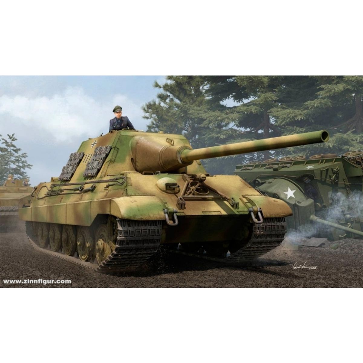 GENERICO - HOBBYBOSS 84562 GERMAN SD KFZ 186 JAGDTIGER ( HENSCHEL