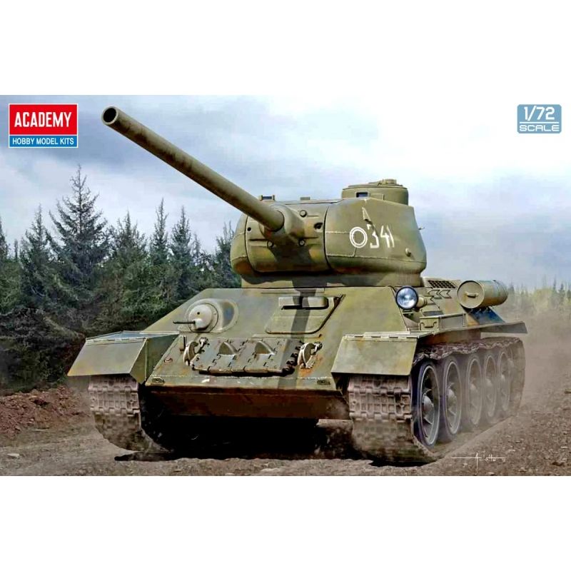 ACADEMY - ACADEMY 13421 1:72 SOVIET MEDIUM TANK T 34-85 NEW DESIGN