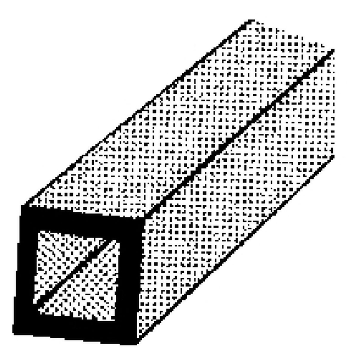 GENERICO - PLASTRUCT 90624 SQUARE TUBE 7.9MM