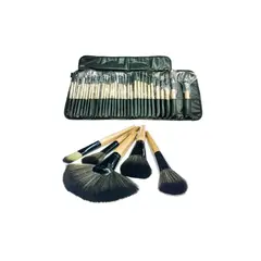 GENERICO - Set 32 Pinceles Y Brochas Maquillaje + Bolso Organizador