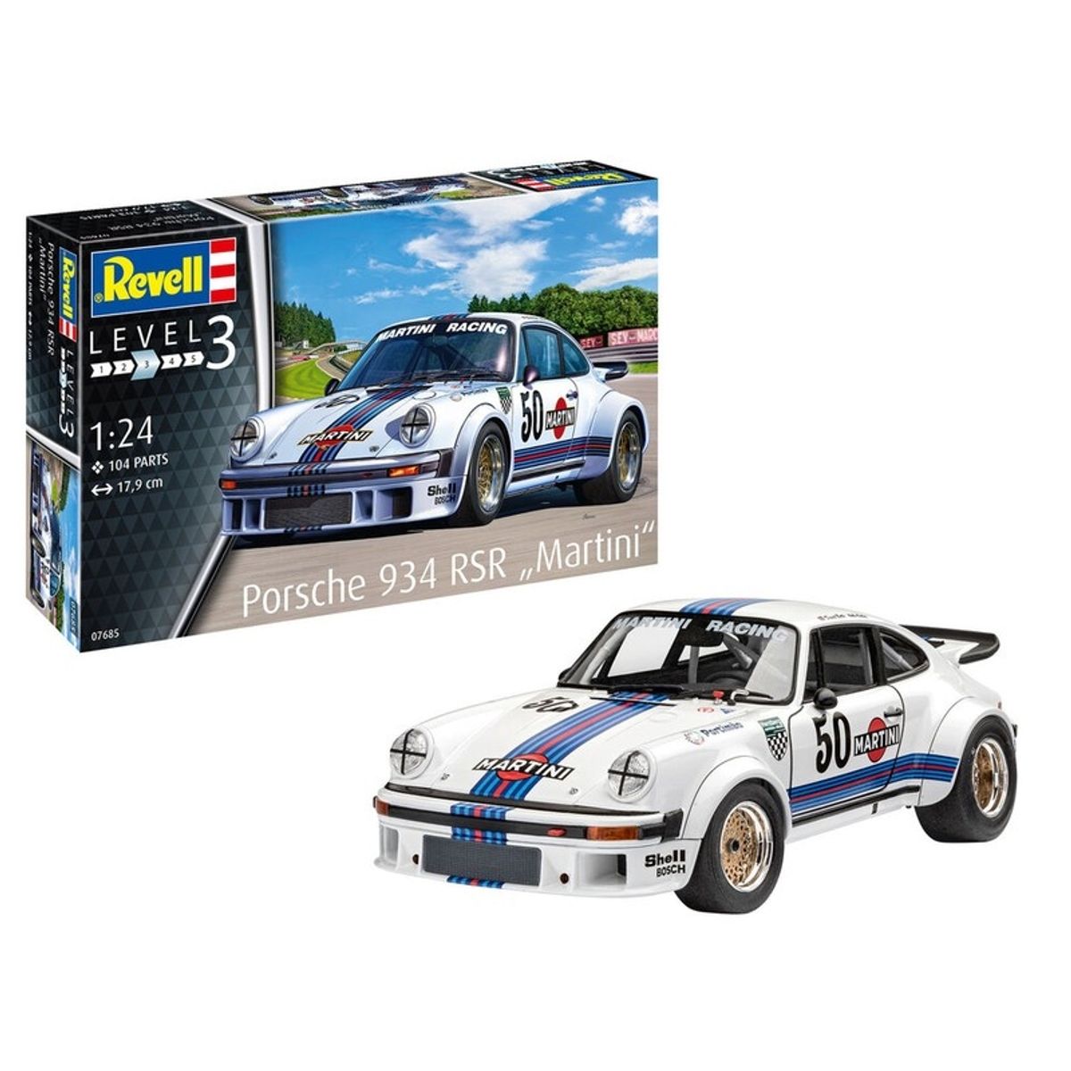REVELL - REVELL 07685 PORSCHE 934 RSR MARTINI 1-24