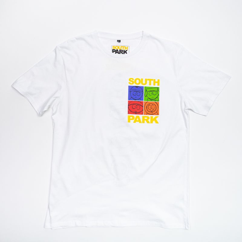 MTV - Polera Hombre YOU South Park Personajes Blanco