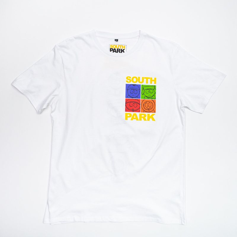 MTV - Polera Hombre YOU South Park Personajes Blanco